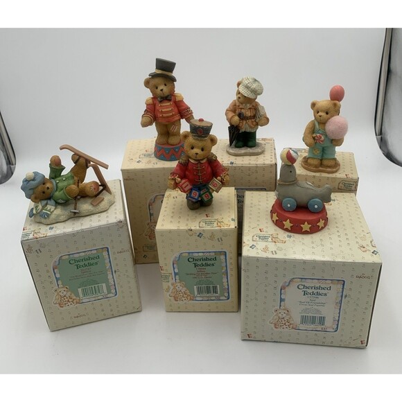 Cherished Teddies Lot Of 6 - Picture 1 of 16